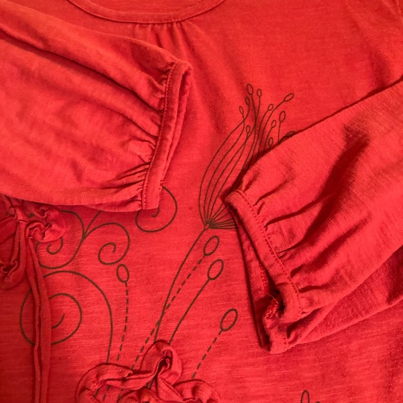 Artisans apparel women’s cotton Rust colored long sleeve shirt Sz XL - Picture 4 of 9